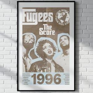 Fugees poster - Etsy 日本