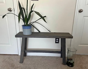 Panca da pranzo in legno massello in stile rustico moderno/stile minimalista per interni.