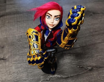 OOAK Vi Arcane Custom Doll – Handmade Art Doll