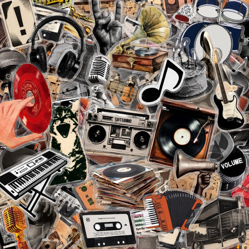 Y2k Stickers Music - Etsy