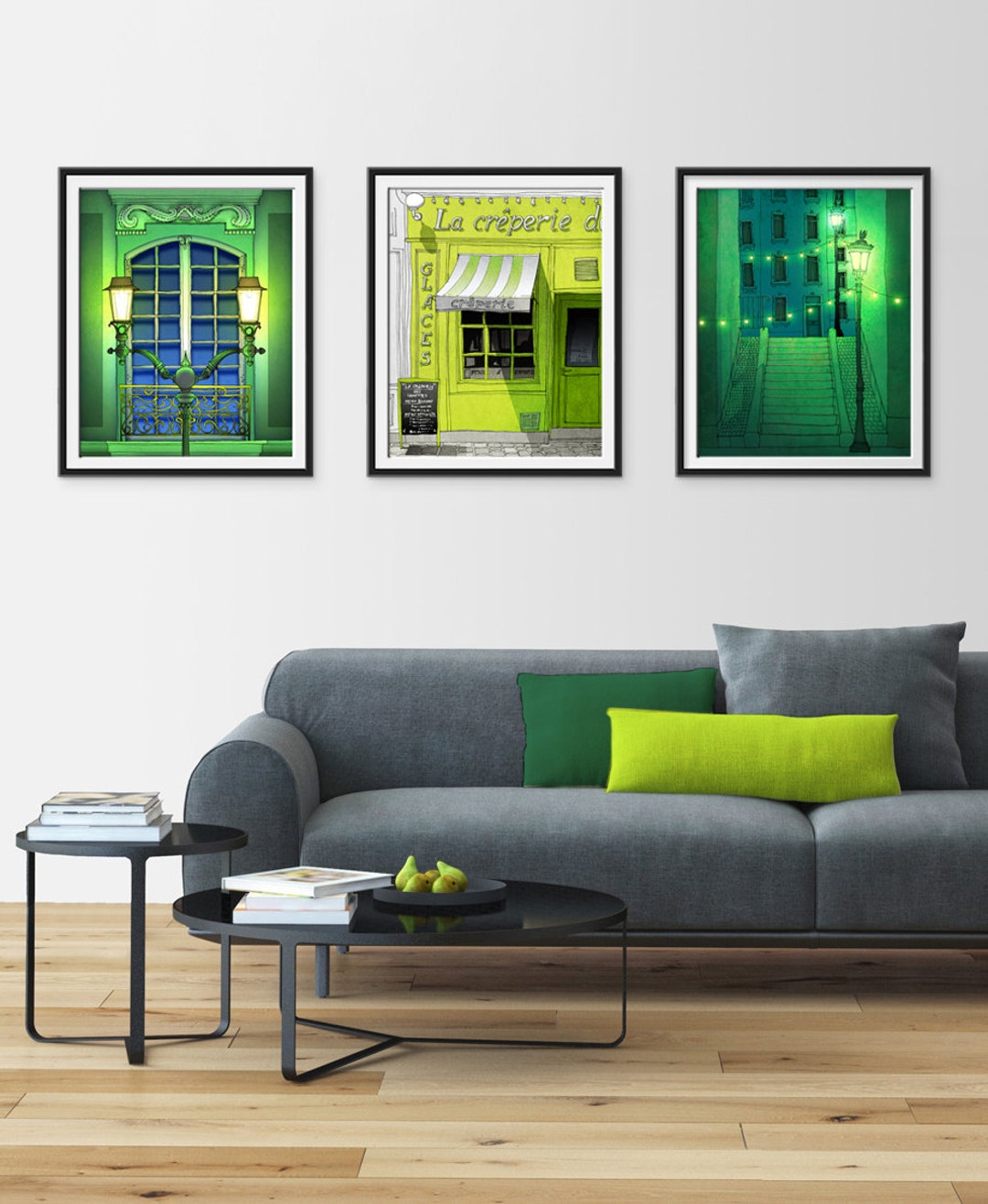 Any THREE Prints Set Of Three Illustrations giclee Art Print Home any-three-prints-set-of-three-illustrations-giclee-art-print-home