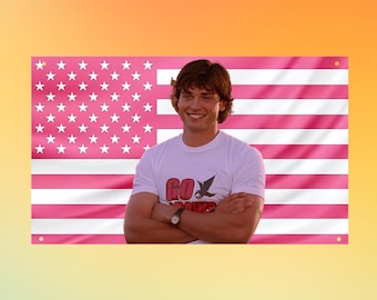 Bandeira do Tom Welling – Tapeçaria de parede e banner para quarto do ator gato – Decoração para fãs da série Smallville
