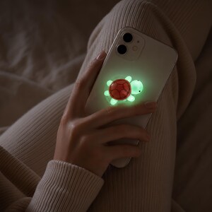 Lysande sköldpadda telefongrepp - Husdjurs telefonberlock