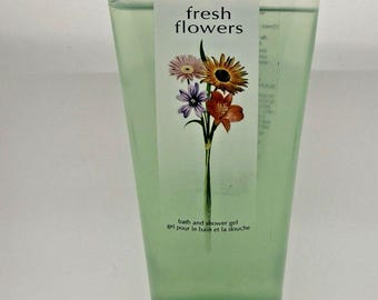 Vintage Avon Floral Prints Fresh Flowers Bath Shower Gel (200mL) – Retired 2006