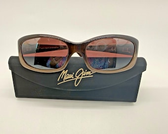 Maui Jim Punchbowl MJ219-01 Polarisierte Sonnenbrille Schokolade Fade Maui Rose 54-17