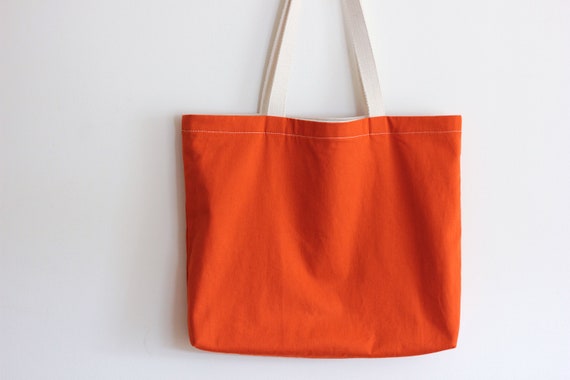 orange beach bag