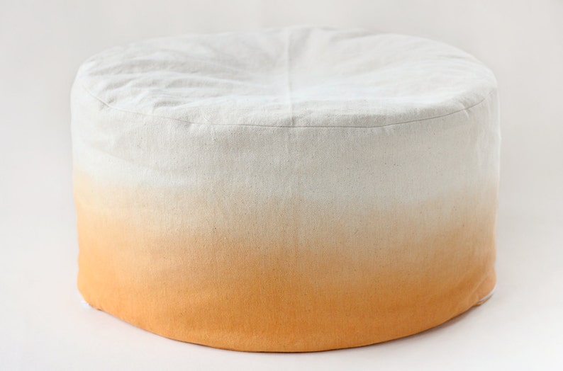 Orange ombre bean bag cover image 2