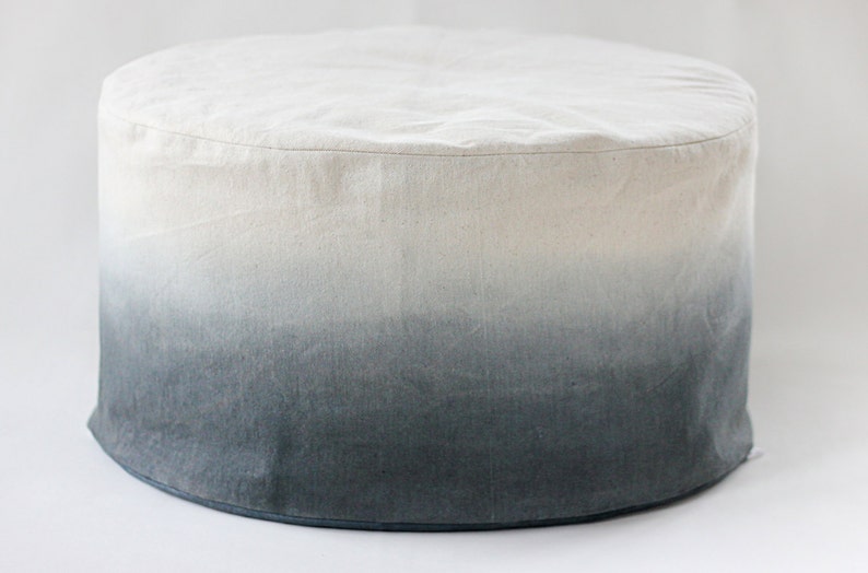 Charcoal dip-dye bean bag cover image 1