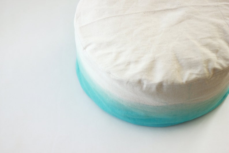 Blue ombre bean bag cover image 2