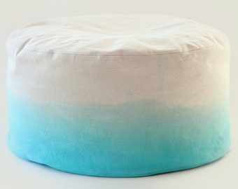 Blue ombre bean bag cover