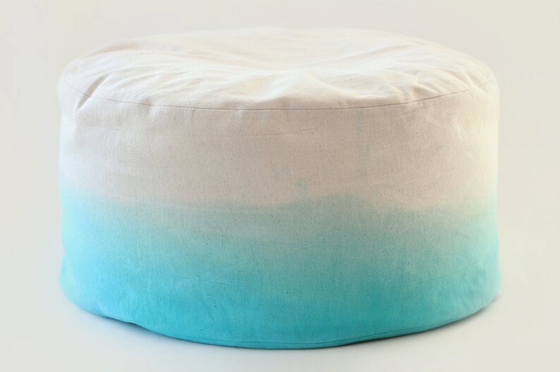 Blue ombre bean bag cover image 1