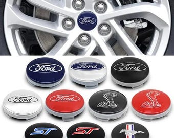 Ford 54mm 66mm Wheel Caps Set of 4, Hub Caps, Rim Covers