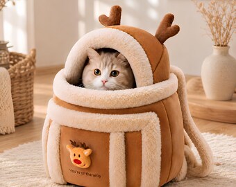 ふわふわの猫用キャリーバッグ - 快適なペット用トラベルバッグ