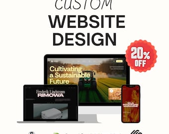 Websiteontwerpservice op maat, WordPress Wix Shopify Squarespace webdesign, websiteontwikkelaar voor kleine bedrijven | Lancering uitverkoop