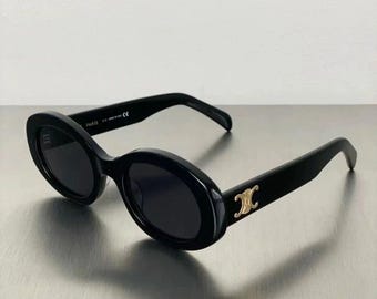 Gafas de sol ovaladas CELINE CL40194U TRIOMPHE Negro brillante 01A CL 40194
