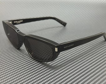 Gafas de sol medianas para mujer SAINT LAURENT SL 634 Nova001, color gris oscuro, 61 mm