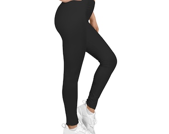 Solid Black Leggings