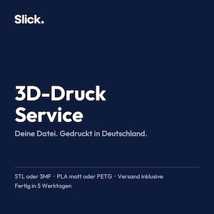 3D Druck Service | Deine STL Datei drucken lassen | PLA oder PETG | Ersatzteil, Prototyp, Bauteil | Lohndruck aus Deutschland