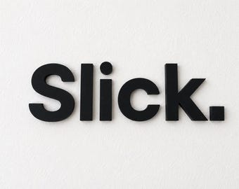 3D Wandbuchstaben, Preis pro Buchstabe | Name, Schriftzug & Logo personalisiert | Mattschwarz oder Weiß | Made in Germany, Rechnung mit USt