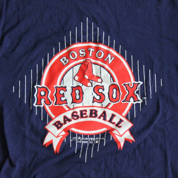 vintage BOSTON RED SOX t shirt Starter 1991 90's old school retro classic baseball Fenway