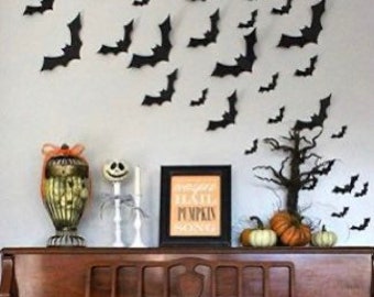 Bat paper Wall Decoration, halloween, spooky