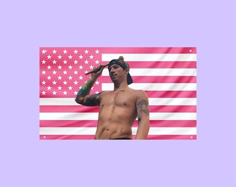 Josh Dun Pink US Wandbehang Flagge, Twenty One Pilots Wandkunst, Musik-Schlafzimmer-Dekor, Fan-Banner