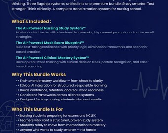 NurseMastery Signature System — Tier 3 Bundle | Ultimate Nursing Study & AI Tools