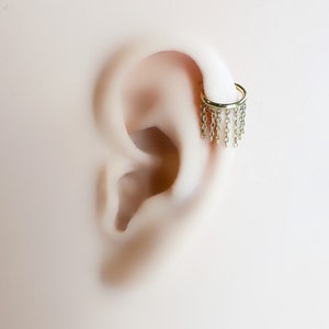 Conque de cerceau de chaîne de gland en titane de qualité d'implant, piercing d'anneau de septum F128 piercing de cartilage, cerceau de conque, cerceau d'or