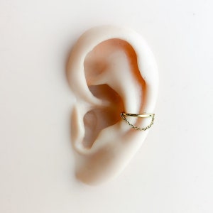 Implant Grade Titanium Chain Hoop conch, septum ring piercing F128 titanium ring hoop cartilage piercing, conch hoop, gold hoop, silver hoop
