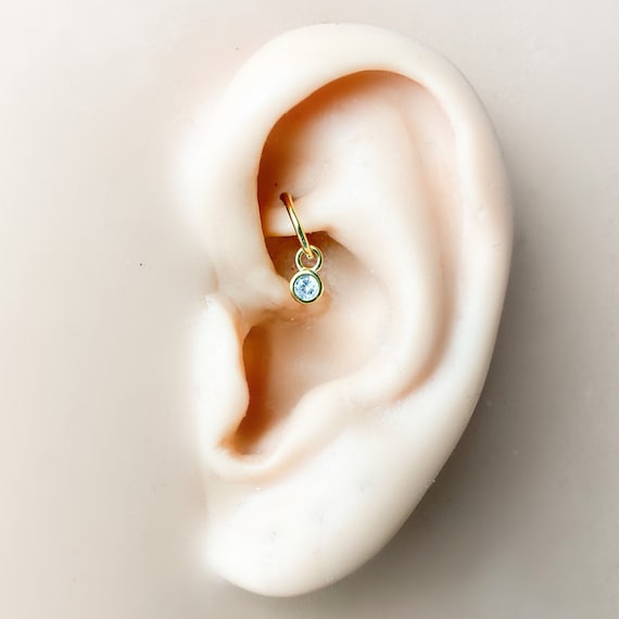 Rook Piercing Hoop Gold