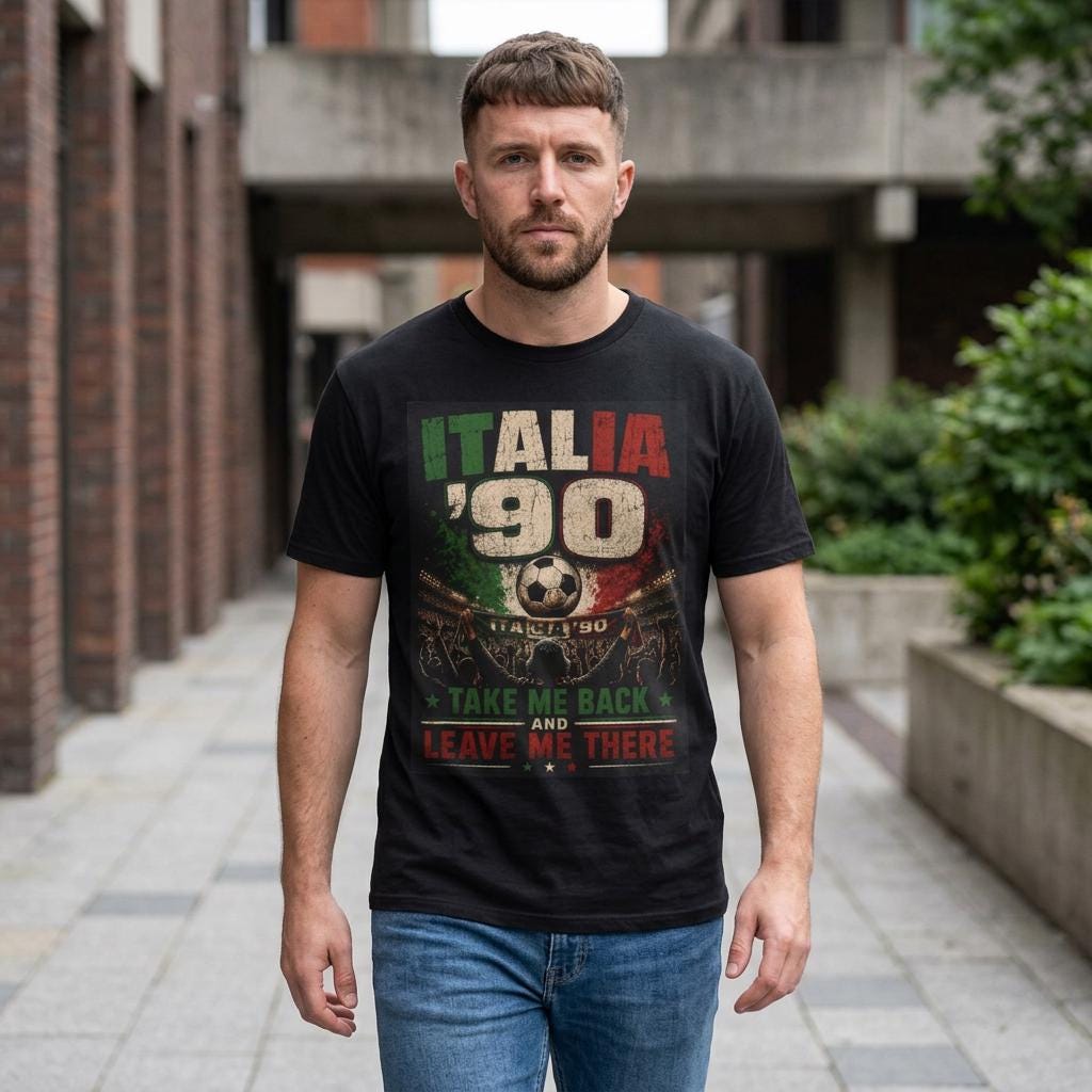 Italia 90 Shirt - Etsy