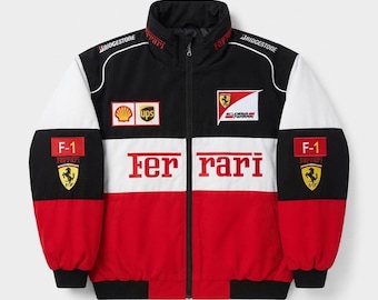 Vintage Formula Racing Jacket, Motorsport Windbreaker, Retro Track Jacket, Unisex