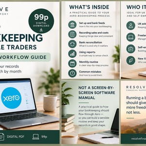 Xero Bookkeeping Workflow for UK Sole Traders | Simple Monthly Process Guide