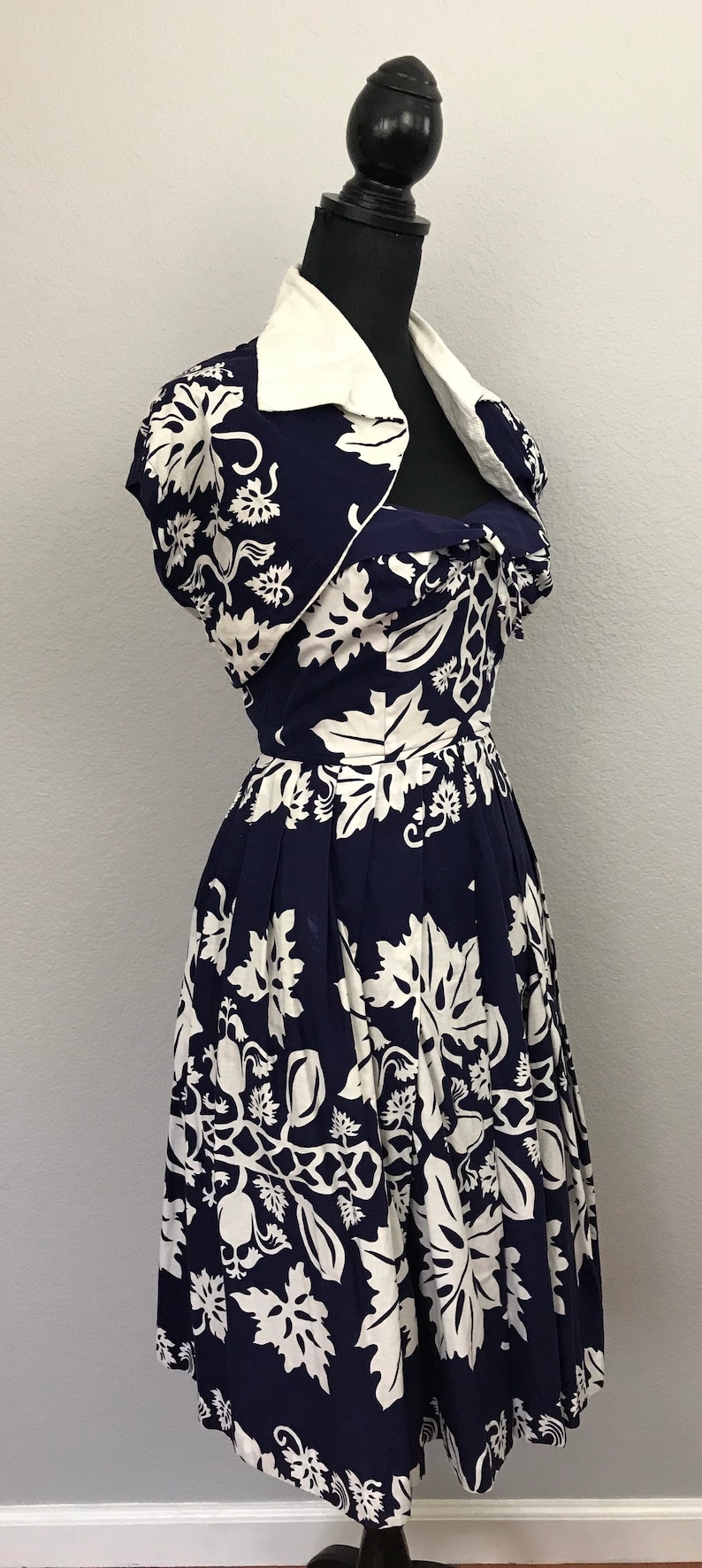 1950s Kamehameha Hawaiian Tiki Dress - Etsy