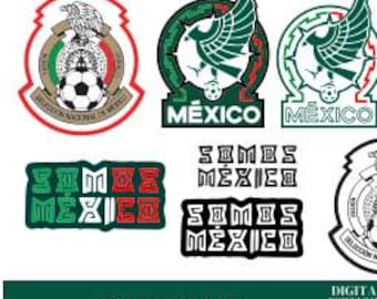 Mexico Eagle logo for the 2026 national soccer team, high-resolution PNG and SVG digital files, suitable for laser cutting, engraving, DTF, stickers, and sublimation.