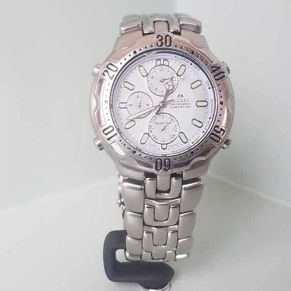 Citizen Eco-drive Chronograph Alarm 
