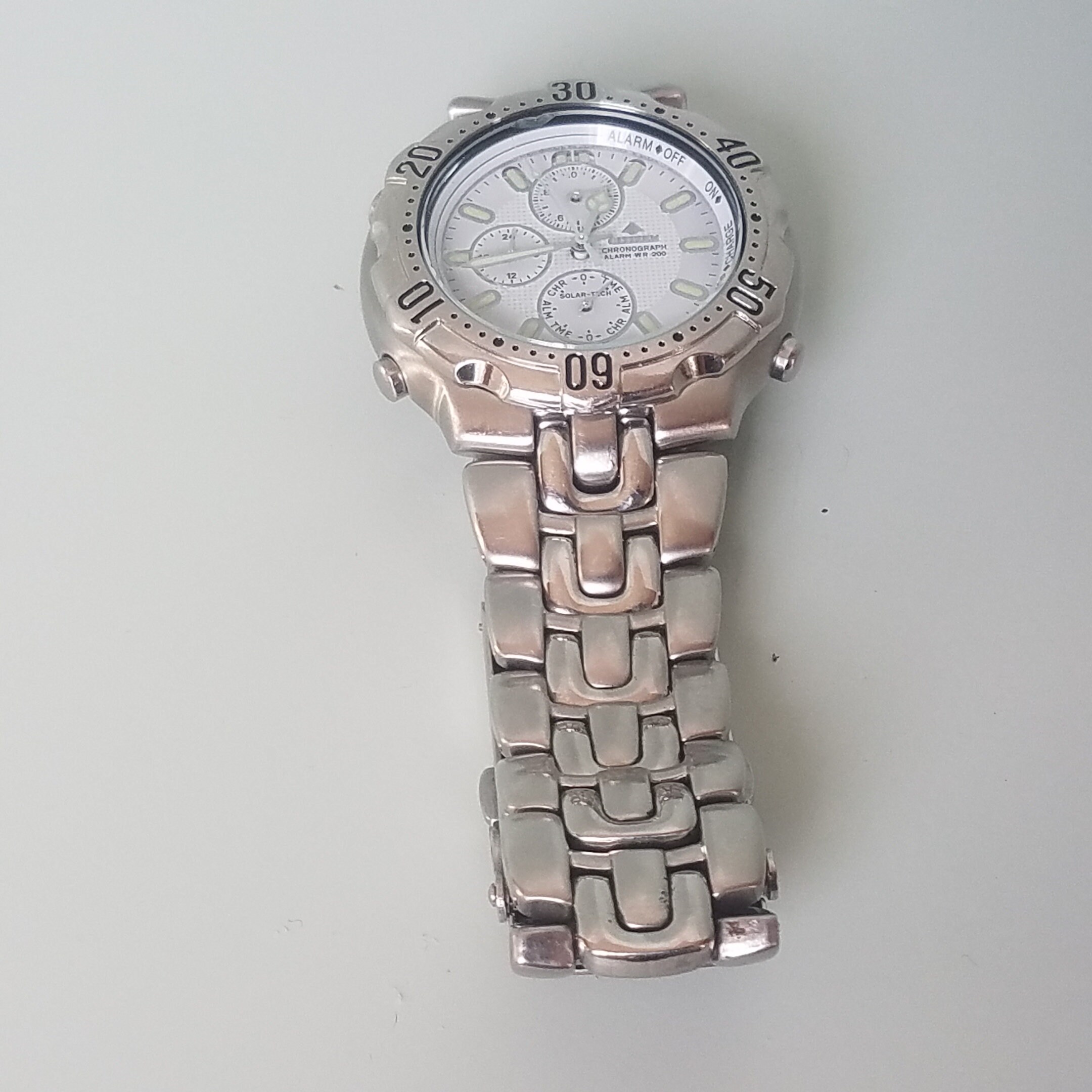 Citizen Eco-drive Chronograph Alarm 