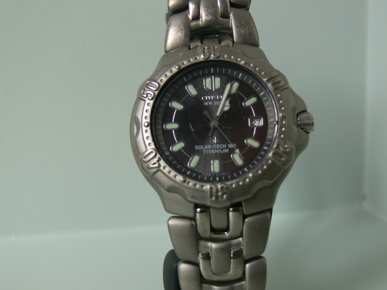 Vintage Citizen Solar Tech 180 eco drive Titanium Watch Etsy Australia