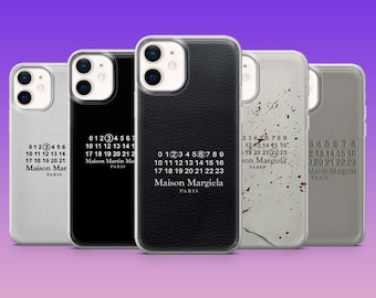 Maison Margiela Phone Case Designer Luxury Fashion Cover for iPhone 17Pro,16,15,14,13,12, Samsung S26, S25,S24,S23Fe,A16,A56, Pixel 10, 9Pro
