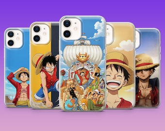 One Piece Phone Case Luffy Straw Hats Anime Monkey D Zoro Cover for iPhone 17Pro,16,15,14,13, 12, Samsung S26,S25,S24,A16,A56, Pixel 10,9Pro