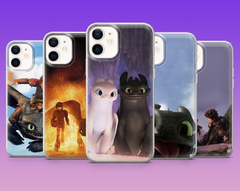 Toothless Phone Case Night Fury HTTYD Hiccup Haddock Cover for iPhone 17Pro,16,15,14,13,12, Samsung S26, S25,S24,S23Fe,A16,A56,Pixel 10,9Pro