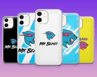 MrBeast Phone Case YouTube Star Content Creator Cover for iPhone 17Pro,16,15,14,13,12, Samsung S26, S25, S24, S23Fe, A16, A56, Pixel 10,9Pro