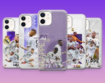 Kylian Mbappe Phone Case Mbappe Fan Real Madrid France Cover for iPhone 17Pro,16,15,14,13,12, Samsung S26, S25, S24,A16, A56, Pixel 10, 9Pro