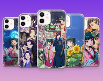 Apothecary Diaries Phone Case Maomao Jinshi Anime Cover for iPhone 17Pro,16,15,14,13,12, Samsung S26, S25, S24, S23Fe,A16,A56, Pixel 10,9Pro