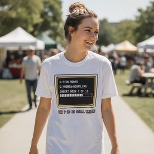 Windows 95 Shirt, Retro Computer Install Screen Tee, 90s Tech Nostalgia Gift