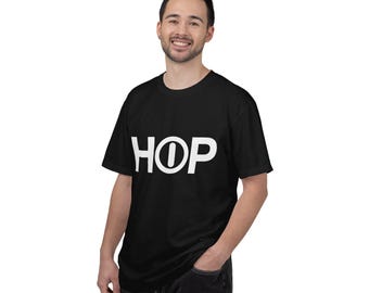 HOP Logo T-shirt | Graphic Tee, Minimal Lettering