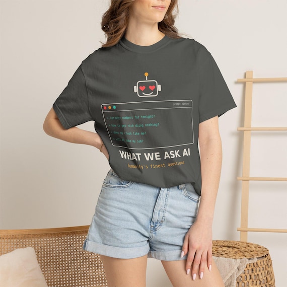 Funny AI Meme T-Shirt, Programmer Tech Humor Tee, Developer Gift