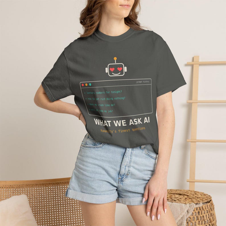 Funny AI Meme T-Shirt, Programmer Tech Humor Tee, Developer Gift image 1