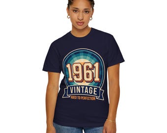 1961 Vintage Aged to Perfection T-shirt | Retro Birthday Shirt