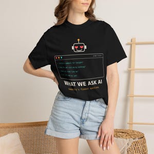 Funny AI Meme T-Shirt, Programmer Tech Humor Tee, Developer Gift image 5